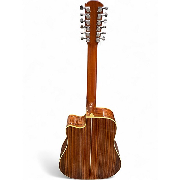 Used Alvarez DY70CE12 2 Color Sunburst 12 String Acoustic Guitar