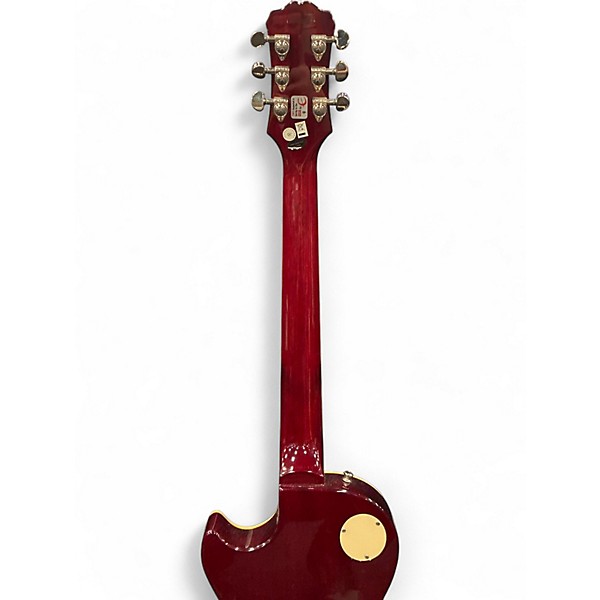Used Epiphone Les Paul Standard Pro Crimson Red Burst Solid Body Electric Guitar