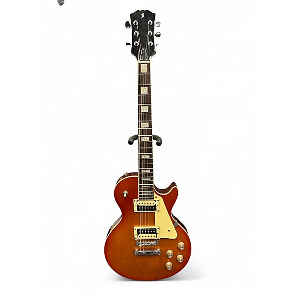 Used Stagg Single Cut Tobacco Solid Body Electric Guitar