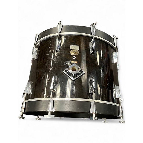 Used Hoshino Hrk  5 Piece TRAK 400 SERIES  TRANS BLACK CHERRY Drum Kit