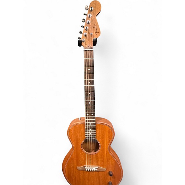 Used Fender Highway Series Parlor Mahogany Acoustic Electric Guitar