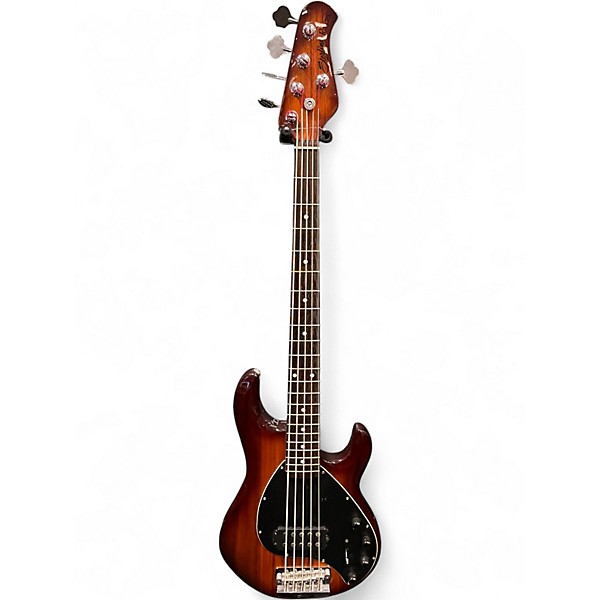 Used Sterling by Music Man Ray35 5 String Vintage Sunburst Electric Bass Guitar