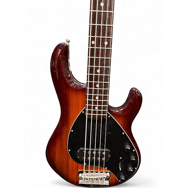 Used Sterling by Music Man Ray35 5 String Vintage Sunburst Electric Bass Guitar