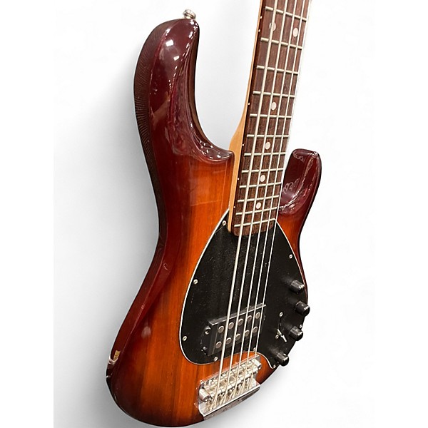 Used Sterling by Music Man Ray35 5 String Vintage Sunburst Electric Bass Guitar