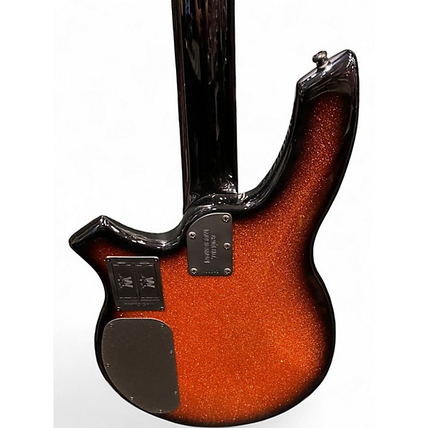 Used Ernie Ball Music Man Bongo 4 String Harvest Orange Electric Bass Guitar