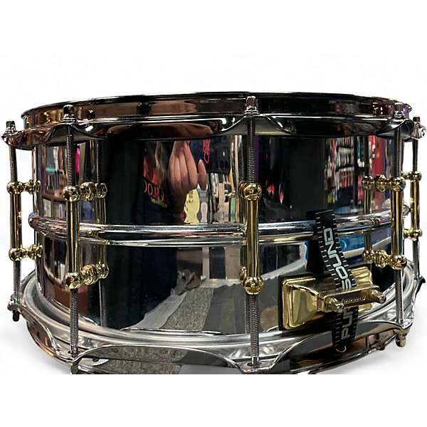 Used Ludwig 14in 110TH ANNIVERSARY CHROME OVER BRASS Chrome Drum