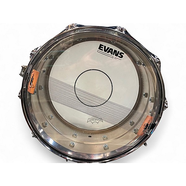 Used Ludwig 14in 110TH ANNIVERSARY CHROME OVER BRASS Chrome Drum