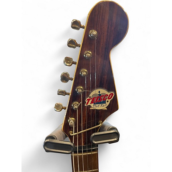 Vintage 1960s Teisco ET220 Red Solid Body Electric Guitar