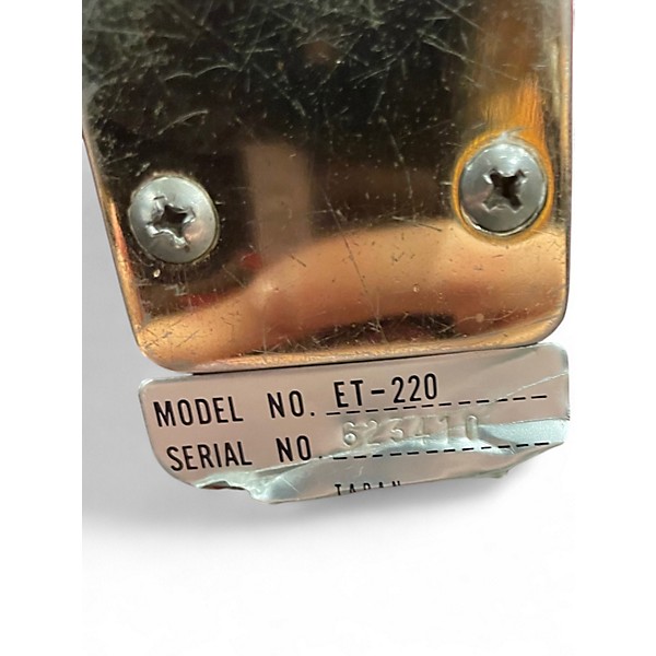 Vintage 1960s Teisco ET220 Red Solid Body Electric Guitar