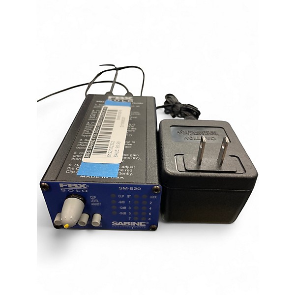 Used Sabine FBX Solo SM820 Feedback Suppressor
