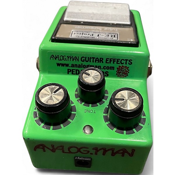 Used Ibanez 1980's TS9 Analogman Silver Mod Effect Pedal