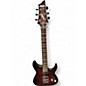 Used Schecter Guitar Research Omen Elite 6 Crimson Red Burst Solid Body Electric Guitar thumbnail