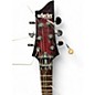 Used Schecter Guitar Research Omen Elite 6 Crimson Red Burst Solid Body Electric Guitar