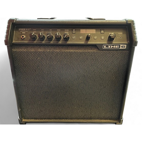 Used Line 6 Spider V 60 1x10 Guitar Combo Amp