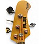 Used Sterling by Music Man Sub 4 Blue Electric Bass Guitar