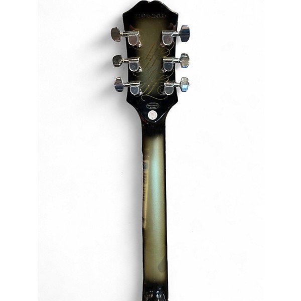 Used 2022 Epiphone Adam Jones Les Paul Custom Silverburst Solid Body Electric Guitar