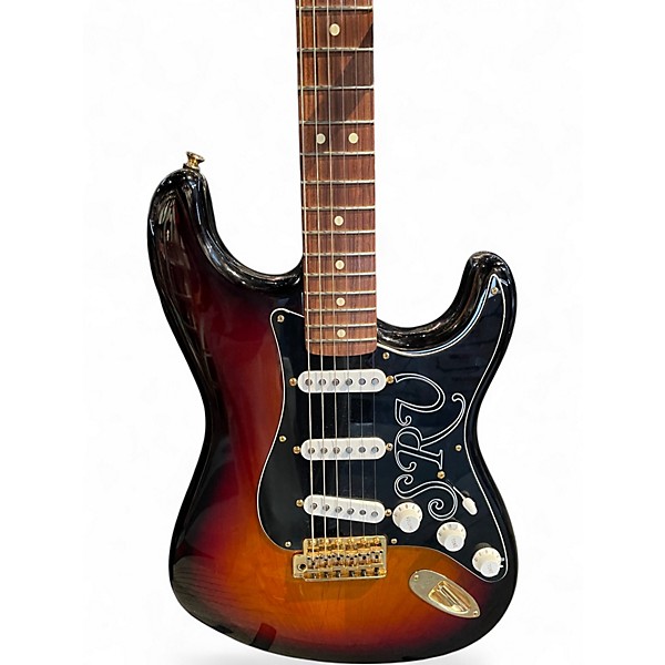 Used 2016 Fender Artist Series Stevie Ray Vaughan Stratocaster Sunburst Solid Body Electric Guitar