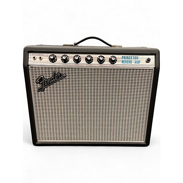 Used Fender 1968 Custom Princeton Reverb 12W 1x10 Tube Guitar Combo Amp