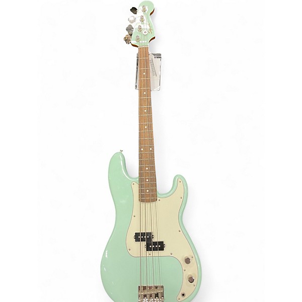 Used Squier Precision Bass Sonic Blue Electric Bass Guitar