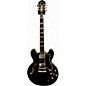 Used 2009 Epiphone Sheraton II Black Hollow Body Electric Guitar thumbnail