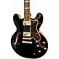 Used 2009 Epiphone Sheraton II Black Hollow Body Electric Guitar