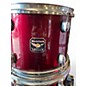 Used Gretsch Drums 5 Piece Blackhawk Red Drum Kit