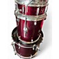 Used Gretsch Drums 5 Piece Blackhawk Red Drum Kit