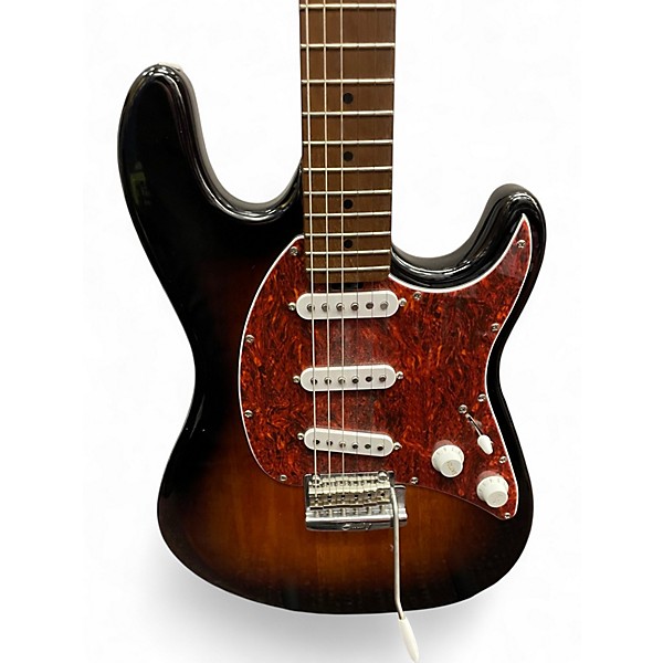 Used Sterling by Music Man CUTLASS Tobacco Burst Solid Body Electric Guitar