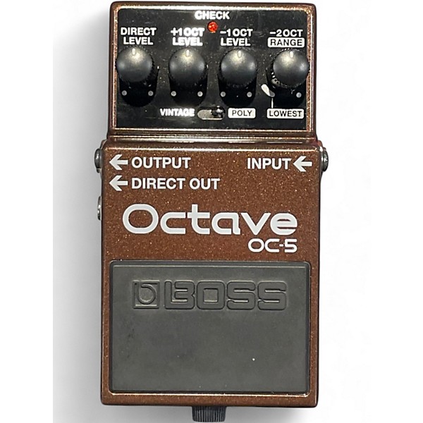 Used BOSS OC5 OCTAVE Effect Pedal