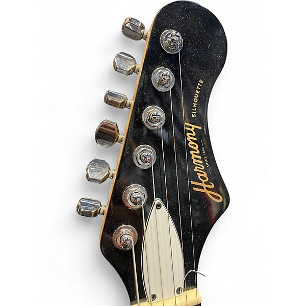 Used Harmony SILHOUETTE LIMITED EDITION SHELL PINK Solid Body Electric Guitar