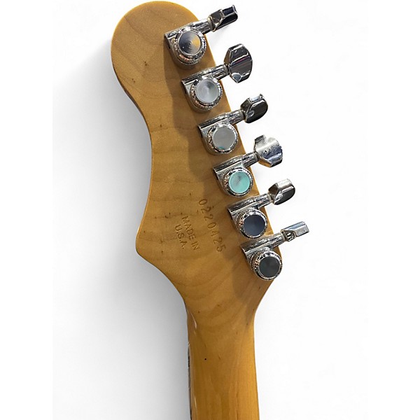 Used Harmony SILHOUETTE LIMITED EDITION SHELL PINK Solid Body Electric Guitar