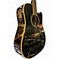 Used Zager ZAD-900CE/AURA Black Acoustic Electric Guitar
