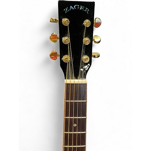 Used Zager ZAD-900CE/AURA Black Acoustic Electric Guitar