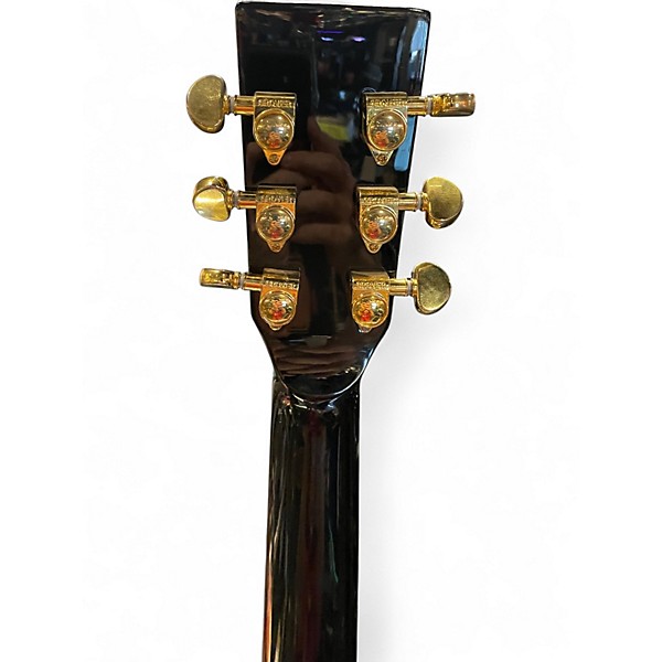 Used Zager ZAD-900CE/AURA Black Acoustic Electric Guitar