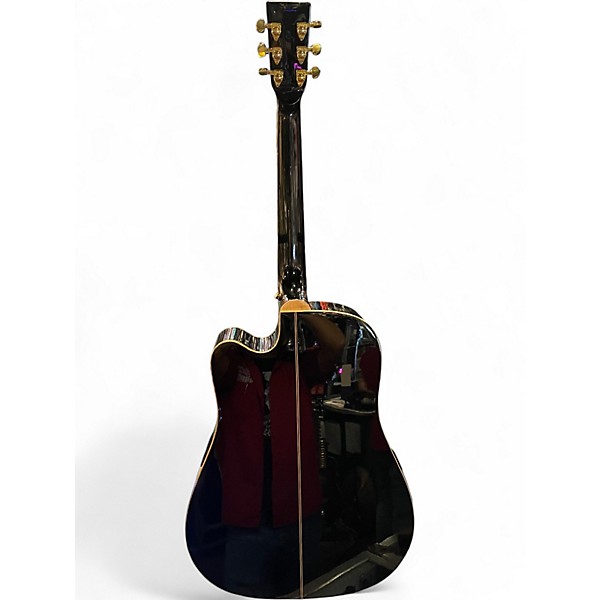 Used Zager ZAD-900CE/AURA Black Acoustic Electric Guitar