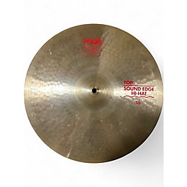 Used Paiste 15in 2002 sound esge hi hat 15 Cymbal