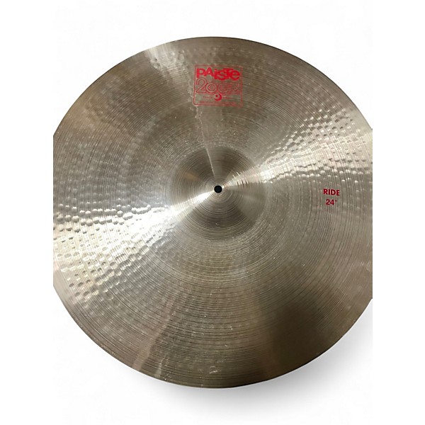 Used Paiste 24in 2002 Ride Cymbal