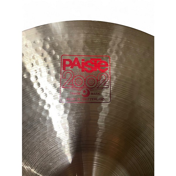 Used Paiste 24in 2002 Ride Cymbal