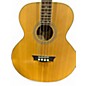 Used Dean EAB AE Worn Natural Acoustic Bass Guitar