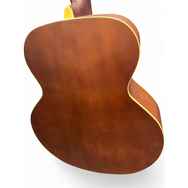 Used Dean EAB AE Worn Natural Acoustic Bass Guitar