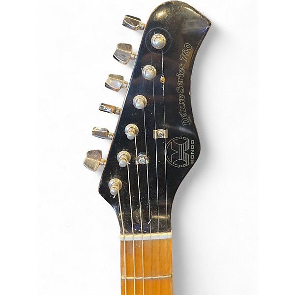 Used Hondo DELUXE SERIES 760 Natural Solid Body Electric Guitar