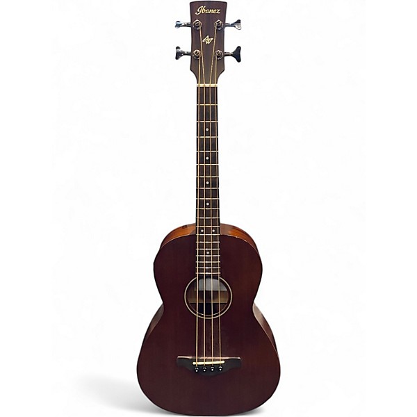 Used Ibanez AVNB1E Antique Natural Acoustic Bass Guitar