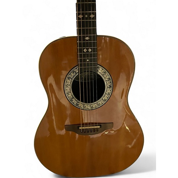 Used Ovation 1612-4 Natural Acoustic Electric Guitar