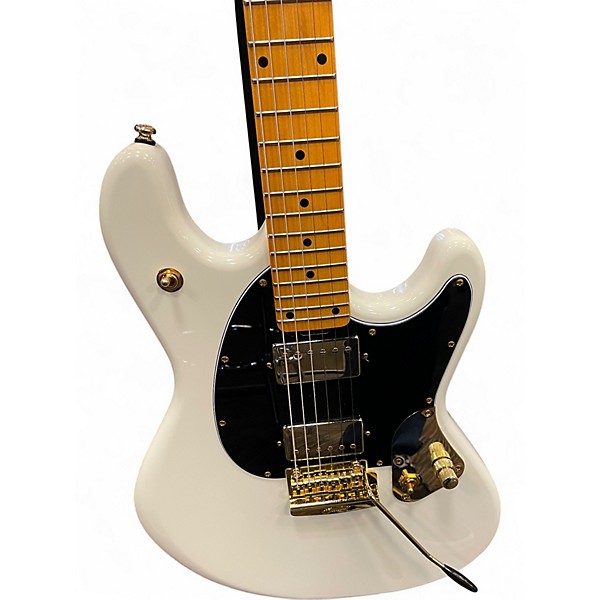 Used Sterling by Music Man Jared Dines Artist Series StingRay Olympic White Solid Body Electric Guitar