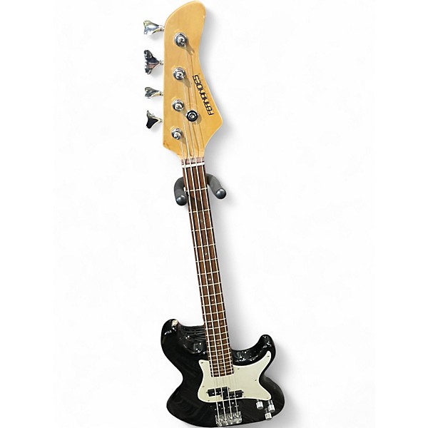 Used Fernandes pj jazz black Electric Bass Guitar