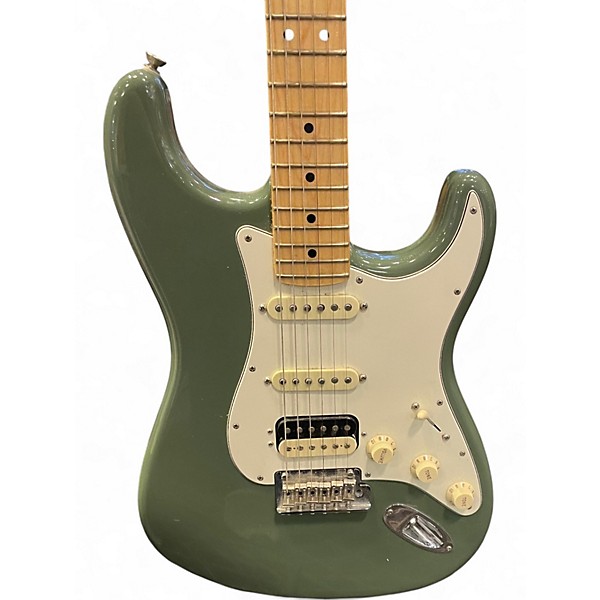 Used Fender American Professional Stratocaster HSS Shawbucker Sage Green Solid Body Electric Guitar