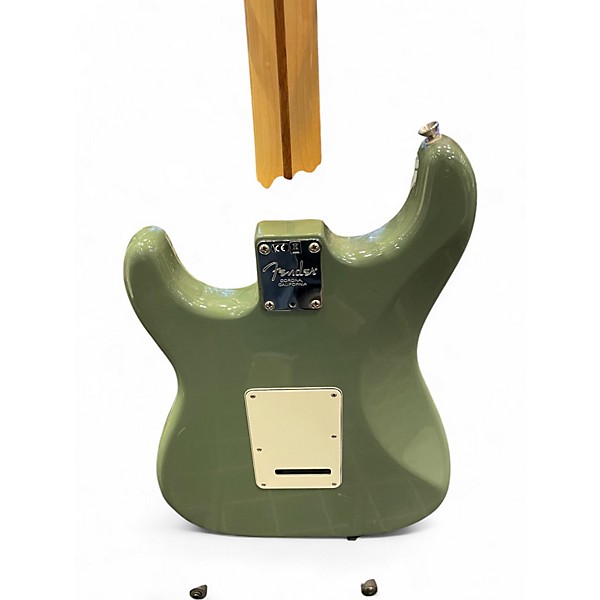 Used Fender American Professional Stratocaster HSS Shawbucker Sage Green Solid Body Electric Guitar