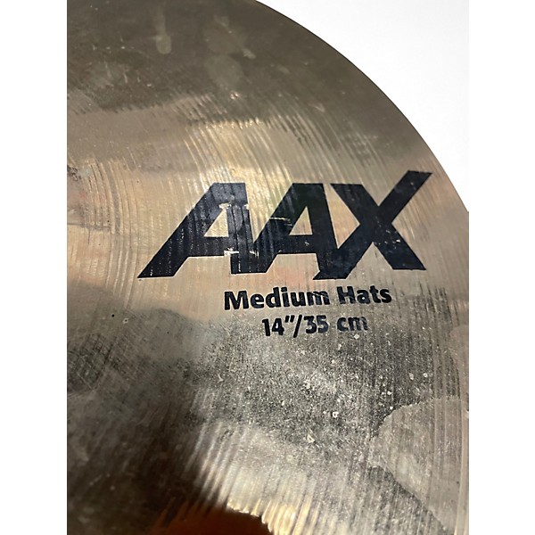 Used SABIAN 14in AAX Medium Hats Cymbal