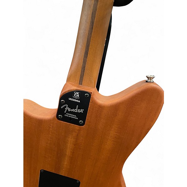 Used Fender American Acoustasonic Jazzmaster Tungsten Acoustic Electric Guitar