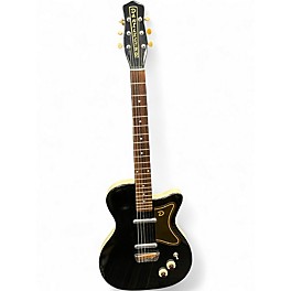 Used Danelectro U2 Black Solid Body Electric Guitar